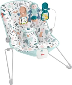 Fisher Price Fisher-Price Basis Babywippe Mit Vibration Und Spielbügel, Moderne Baby-Ausstattung