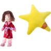 Heunec Spielwaren SET LAURAS STERN Puppe Und Kissen Stoffpuppen Puppen Stoffpuppen
