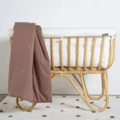 Childhome Wiege Rattan Rechteckig 90X50 + Matratze + Jersey Bezug Altweiss; Crratsqc -Babyfreude Deutschland Verkaufs-Shop 0365d2f8bfe8d18d3be594e9c22a12d0