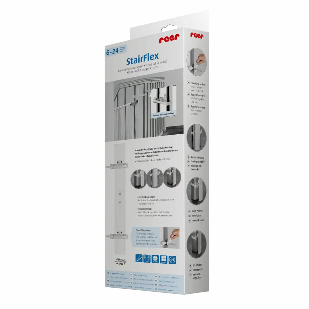 Reer Baby Stair Flex Geländerbefestigungsset Treppenschutzgitter Türgitter & Treppengitter Türen Schutz Befestigung Türschutzgitter 17 Reer Baby Stair Flex Geländerbefestigungsset Treppenschutzgitter Türgitter & Treppengitter Türen Schutz Befestigung Türschutzgitter – Bild 17