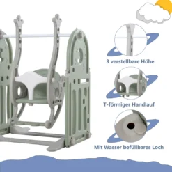 Merax Laufgitter Faltbar Laufstall Baby Absperrgitter 14+2 Paneele Schutzgitter Mit Schaukel, Rutsche, Basketballkorb Und BB-Sound-Knopf, Krabbelgitter Aus Kunststoff Für Kinder, Grün+ Weiß 21 Merax Laufgitter Faltbar Laufstall Baby Absperrgitter 14+2 Paneele Schutzgitter Mit Schaukel, Rutsche, Basketballkorb Und BB-Sound-Knopf, Krabbelgitter Aus Kunststoff Für Kinder, Grün+ Weiß -Babyfreude Deutschland Verkaufs-Shop 09544c192714af55f72922b52c7a18e5