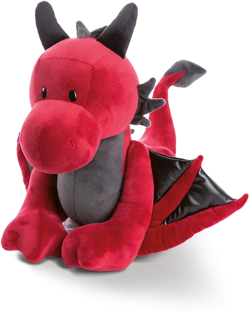 Nici 46716 Roter Drache Eldor 45cm Stehend Plüsch Kuscheltier Dragonia 2 Nici 46716 Roter Drache Eldor 45cm Stehend Plüsch Kuscheltier Dragonia – Bild 2