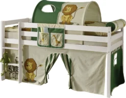 Hochbett Aron 90*200 Cm Kiefer Massiv Weiß Kinderzimmer Spiel Holz Stockbett -Babyfreude Deutschland Verkaufs-Shop 0a0933c8cedca49eeaeeec8b58255ee9