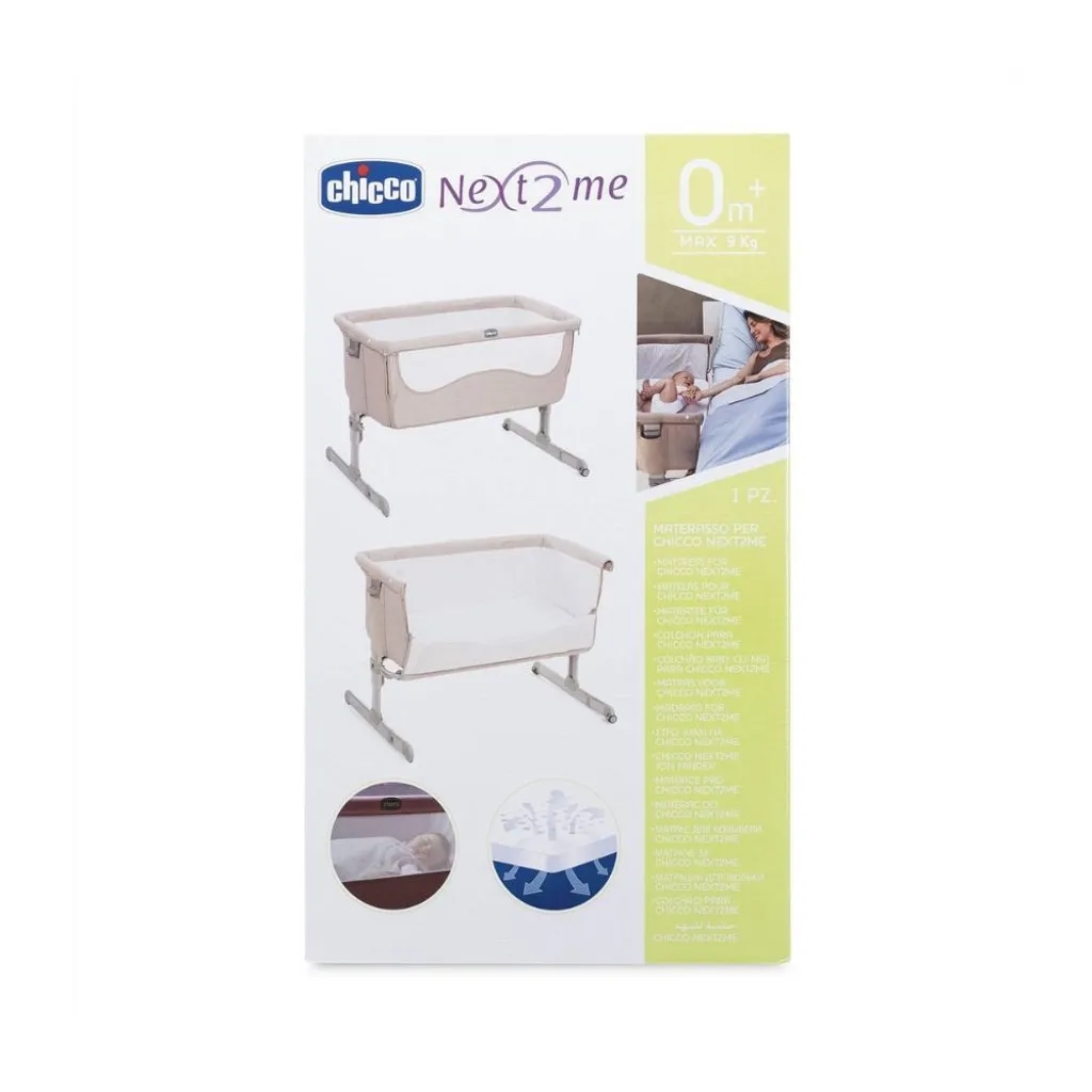 CHICCO Matratze Next2Me Junior 50 X 83 Cm Baumwolle Weiß 3 CHICCO Matratze Next2Me Junior 50 X 83 Cm Baumwolle Weiß – Bild 3