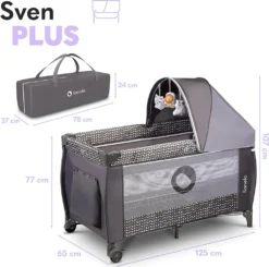 Reisebett Lionelo Sven Plus Grey Scandi Babybett Kinderbett Mit Wickelablage Klappbar -Babyfreude Deutschland Verkaufs-Shop 0c3e33fafcb288060a743cb1a091480c