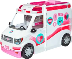 Barbie Krankenwagen 2-in-1 Spielset Mit Licht & Geräuschen, Barbie Krankenhaus