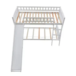 Merax Etagenbetten 90x200cm/90x200cm Hochbett Für 2 Kinder, Doppel Stockbett Teilbar Zu 2 Einzelbetten, Kinderbett Mit Rutsche Und Lattenrost, Weiß -Babyfreude Deutschland Verkaufs-Shop 0f8a0749ca1e6f3e7dd801383e2eebe6