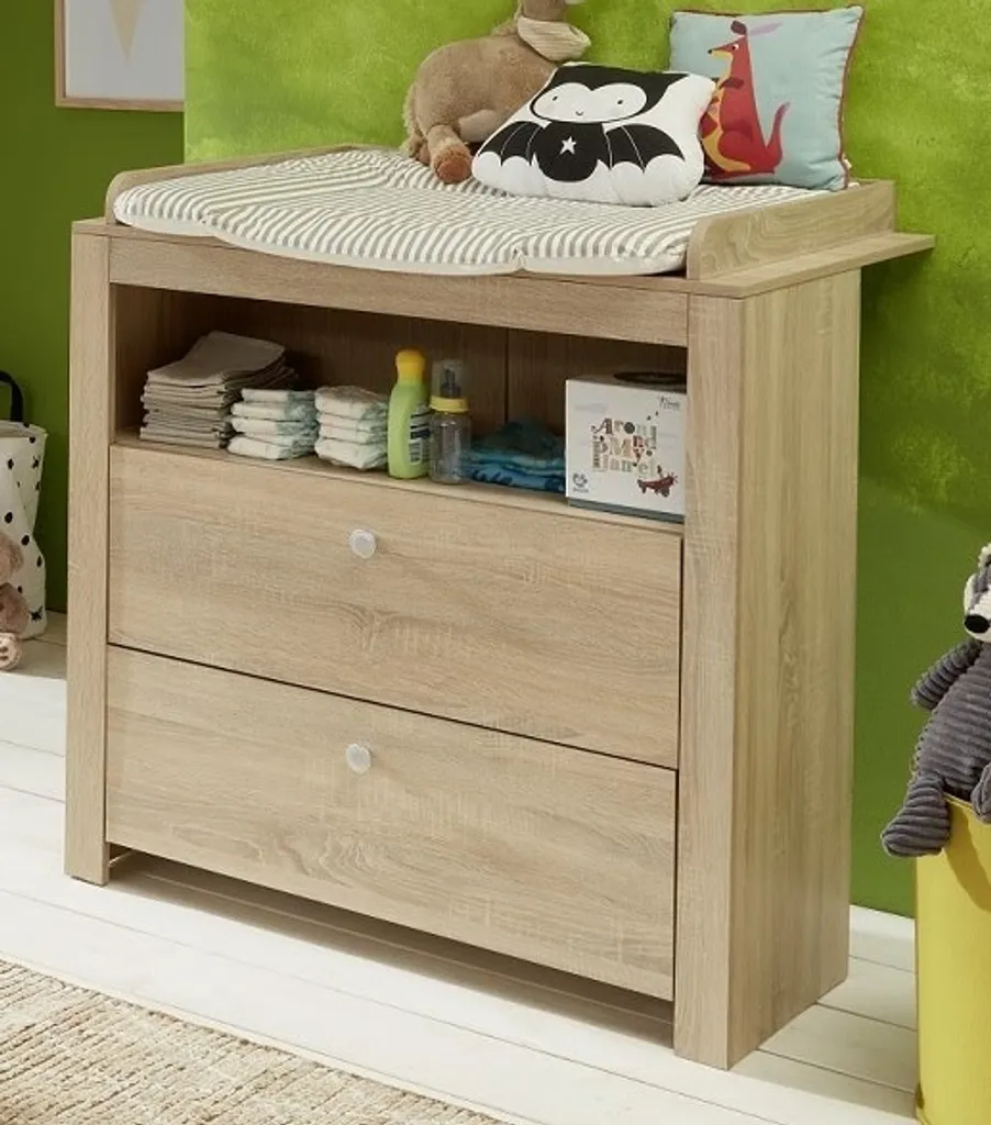 Trendteam Babyzimmer 3-teilige Kombination Olivia/Julie Eiche Sägerau Hell Melamin/Eiche Sägerau Hell Melamin 13 Trendteam Babyzimmer 3-teilige Kombination Olivia/Julie Eiche Sägerau Hell Melamin/Eiche Sägerau Hell Melamin – Bild 13