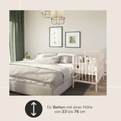 Sämann Beistellbett Premium 90x55 Cm Mit Matratze, Schwarz 4 In 1 Umbaubar Mit Umbauseite -Babyfreude Deutschland Verkaufs-Shop 10969ab9dc44ebeda9ce46c62118550a