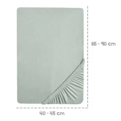 Roba Spannbettlaken Für Wiegenmatratzen 40 X 90 Cm Und 45 X 90 Cm, Single Jersey, 100 % Baumwolle, Frosty Green -Babyfreude Deutschland Verkaufs-Shop 10f1e615da6b4ae1c4df01698d27716b