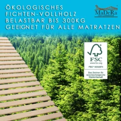 MaDeRa Natura XXL Rollrost, Massives Fichtenholz, Unbehandelt,auch F. Kinder- Babybetten, Wohnmobile : 120 X 200 Cm, 21 Leisten 8 MaDeRa Natura XXL Rollrost, Massives Fichtenholz, Unbehandelt,auch F. Kinder- Babybetten, Wohnmobile : 120 X 200 Cm, 21 Leisten -Babyfreude Deutschland Verkaufs-Shop 156e9cbb100452cbea855cd93bd3892e