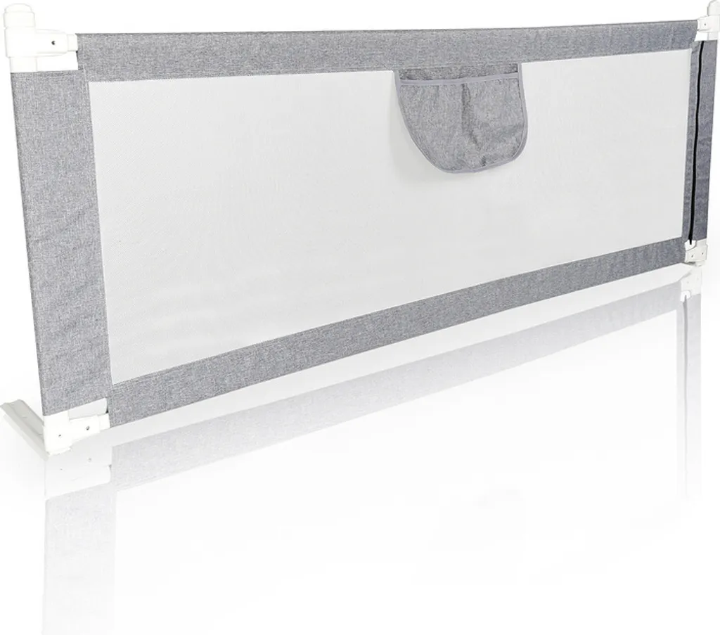 Lospitch Bettgitter 180*80 Cm Bettschutzgitter Kinderbettgitter Für Kinder Babybettgitter Höhenverstellbar Klappbar Passend Für Kinderbetten, Elternbetten Anti-Fall Für Baby Kinder - Grau Schutzgitter-Zubehör 1 Lospitch Bettgitter 180*80 Cm Bettschutzgitter Kinderbettgitter Für Kinder Babybettgitter Höhenverstellbar Klappbar Passend Für Kinderbetten, Elternbetten Anti-Fall Für Baby Kinder - Grau Schutzgitter-Zubehör