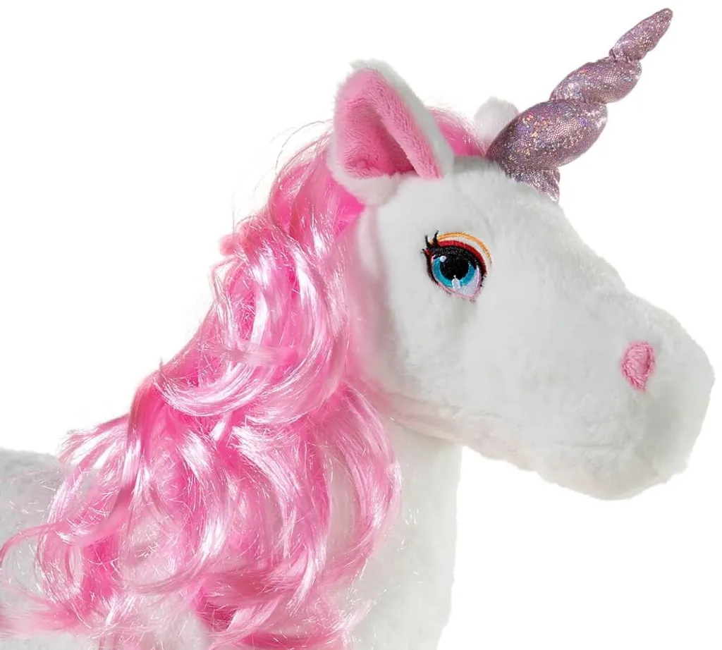 EINHORN Mit Puppenhaar - Plüschtier Einhorn 3 EINHORN Mit Puppenhaar - Plüschtier Einhorn – Bild 3