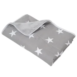 Roba Babydecke 'Little Stars', 2-seitig: 1x Super Weich, Warm & Flauschig, 1x 100% Baumwolle -Babyfreude Deutschland Verkaufs-Shop 19ca989d199bfc3342076702538884bc