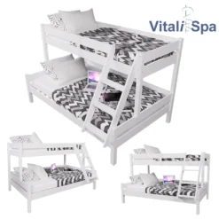 VitaliSpa Etagenbett Everest Weiß 207 X 131 X 138,9 Cm Massivholz -Babyfreude Deutschland Verkaufs-Shop 1b8561bf8a3ae19851ea957ead8ceaca