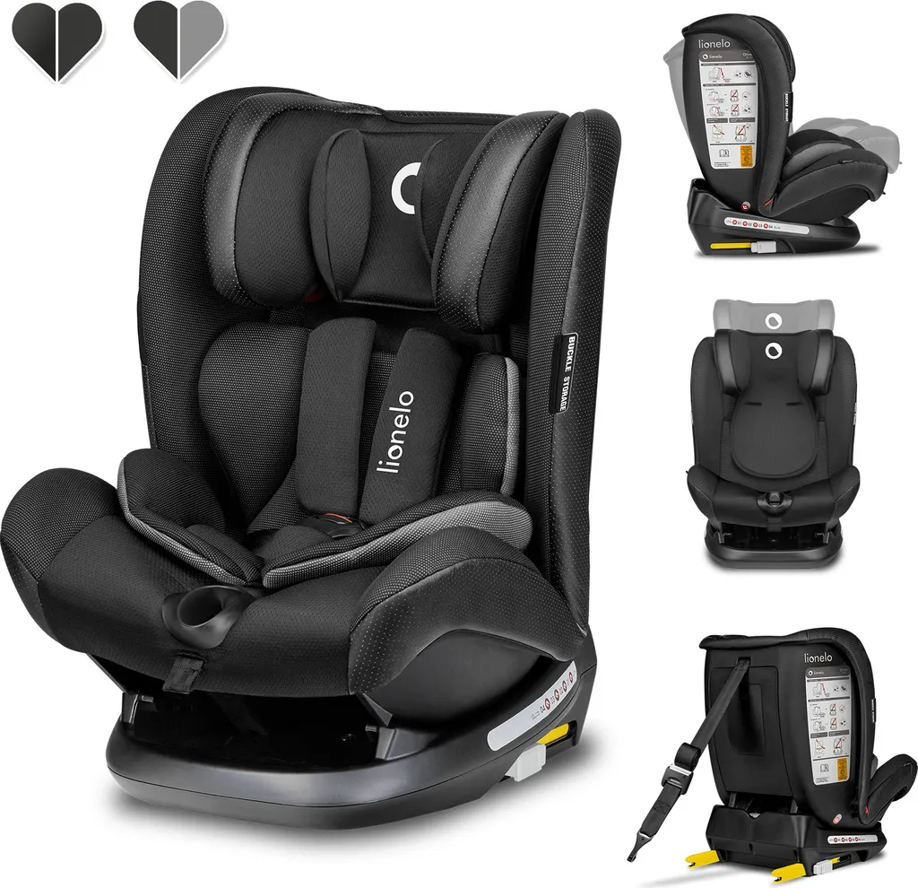 Lionelo Oliver Kindersitz 9-36kg Kindersitz Isofix Top Tether Seitenschutz 5 Punkt Gurt Rückenlehnenverstellung Kopfstützenverstellung Reduktionseinlage ECE R44 04 2 Lionelo Oliver Kindersitz 9-36kg Kindersitz Isofix Top Tether Seitenschutz 5 Punkt Gurt Rückenlehnenverstellung Kopfstützenverstellung Reduktionseinlage ECE R44 04 – Bild 2