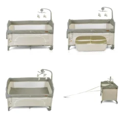 Cangaroo Reisebett Indiana Laufstall Zwei Ebenen Matratze Wickeltasche Räder Grau -Babyfreude Deutschland Verkaufs-Shop 1c303f6c5cae8f9876362d3958e8a0cf