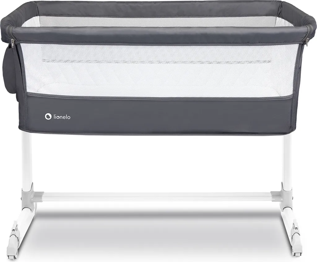 Lionelo Theo 2in1 Reisebett Beistellbett Kinderbett Ab Geburt Bis 9kg Dunkelgrau 3 Lionelo Theo 2in1 Reisebett Beistellbett Kinderbett Ab Geburt Bis 9kg Dunkelgrau – Bild 3