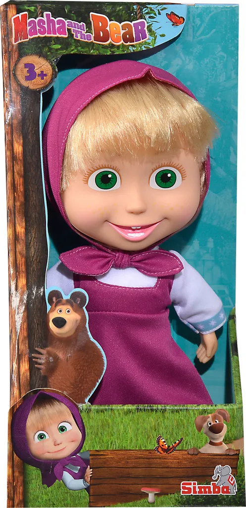 SIMBA TOYs Masha Weichpuppe "Standard", 23cm 2 SIMBA TOYs Masha Weichpuppe "Standard", 23cm – Bild 2