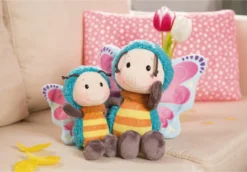 NICI Spielwaren Schmetterling 25cm Blau (47940) Kuscheltiere Teddies & Plüschfiguren -Babyfreude Deutschland Verkaufs-Shop 1ebef34655fede9fd762817438995cff