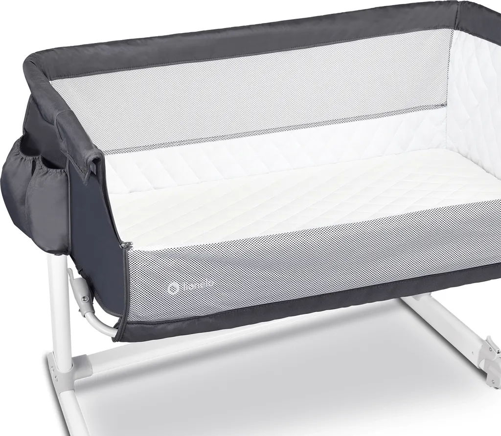 Lionelo Theo 2in1 Reisebett Beistellbett Kinderbett Ab Geburt Bis 9kg Dunkelgrau 4 Lionelo Theo 2in1 Reisebett Beistellbett Kinderbett Ab Geburt Bis 9kg Dunkelgrau – Bild 4