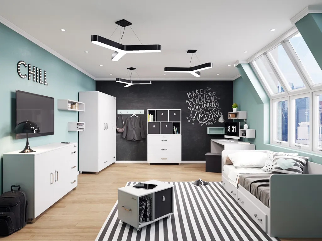 Miami Kombi-Kinderbett 70x140cm, 3x Höhenverstellbar, Flachstäbe Inkl 3 Schlupfprossen 7 Miami Kombi-Kinderbett 70x140cm, 3x Höhenverstellbar, Flachstäbe Inkl 3 Schlupfprossen – Bild 7