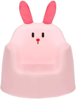 COSTWAY Kindersofa Rosa, Kindersessel Babysessel, Geschenk Fuer Maedchen Und Jungen, 6 Monate – 3 Jahre