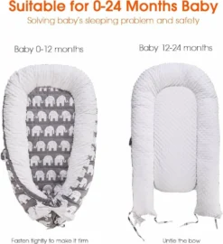 Topchances Kuschelnest Babynest Multifunktionales Nest Für Babys Säuglinge Reisebett, 100% Baumwolle Bionic Bett, Für 0-24 Monate Baby Und Säuglinge (Grau/Elefant) 12 Topchances Kuschelnest Babynest Multifunktionales Nest Für Babys Säuglinge Reisebett, 100% Baumwolle Bionic Bett, Für 0-24 Monate Baby Und Säuglinge (Grau/Elefant) -Babyfreude Deutschland Verkaufs-Shop 22016e29ffc205ead990babf6ef13de0