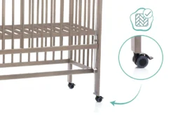 Fillikid Beistellbett Nino Exclusiv, Größe:mit Matratze, Design:grau -Babyfreude Deutschland Verkaufs-Shop 23b94127111962d3fe7d3e57298b7d9e