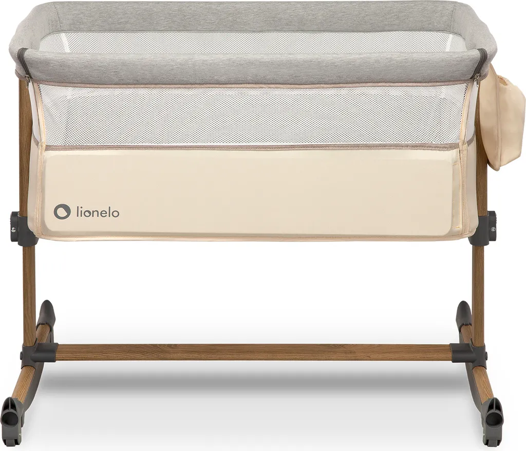 Lionelo Leonie 3in1 Kinderbett Babybett Beistellbett Wiege Zustellbett Matratze Beige 4 Lionelo Leonie 3in1 Kinderbett Babybett Beistellbett Wiege Zustellbett Matratze Beige – Bild 4