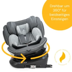 Osann Kindersitz Eno360 Gruppe 0+/1/2/3 (0-36 Kg), Reboarder Dark Grey Melange -Babyfreude Deutschland Verkaufs-Shop 25a0728b0bd0830633231ec74616e91a