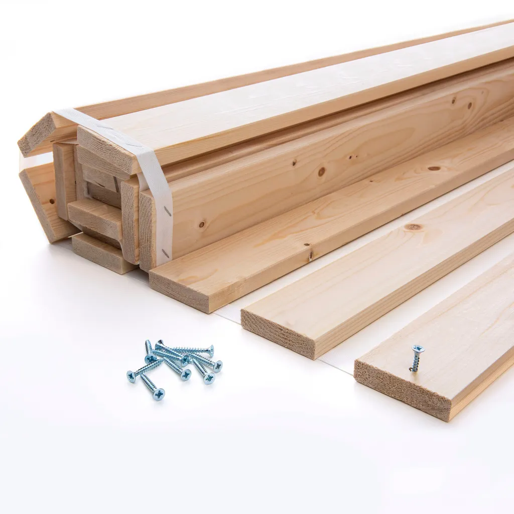 MaDeRa Natura XXL Rollrost, Massives Fichtenholz, Unbehandelt,auch F. Kinder- Babybetten, Wohnmobile : 120 X 200 Cm, 21 Leisten 4 MaDeRa Natura XXL Rollrost, Massives Fichtenholz, Unbehandelt,auch F. Kinder- Babybetten, Wohnmobile : 120 X 200 Cm, 21 Leisten – Bild 4