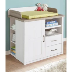Luca Wickelkommode Inkl. Aufsatz Pinie Weiß / Trüffel -Babyfreude Deutschland Verkaufs-Shop 280b7aca19c30aea8181c2d13813f394