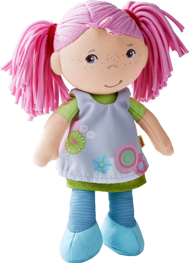 HABA Puppe Beatrice, Stoffpuppe, Kuschelpuppe, Plüschpuppe, Ab 6 Monaten, 20 Cm, 306204 2 HABA Puppe Beatrice, Stoffpuppe, Kuschelpuppe, Plüschpuppe, Ab 6 Monaten, 20 Cm, 306204 – Bild 2