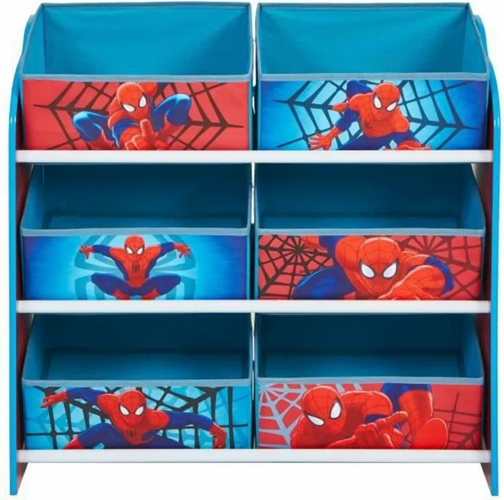Worlds Appart Spider-Man - Regal Zur Spielzeugaufbewahrung Mit Sechs Kisten Für Kinder, 471SDR 8 Worlds Appart Spider-Man - Regal Zur Spielzeugaufbewahrung Mit Sechs Kisten Für Kinder, 471SDR – Bild 8