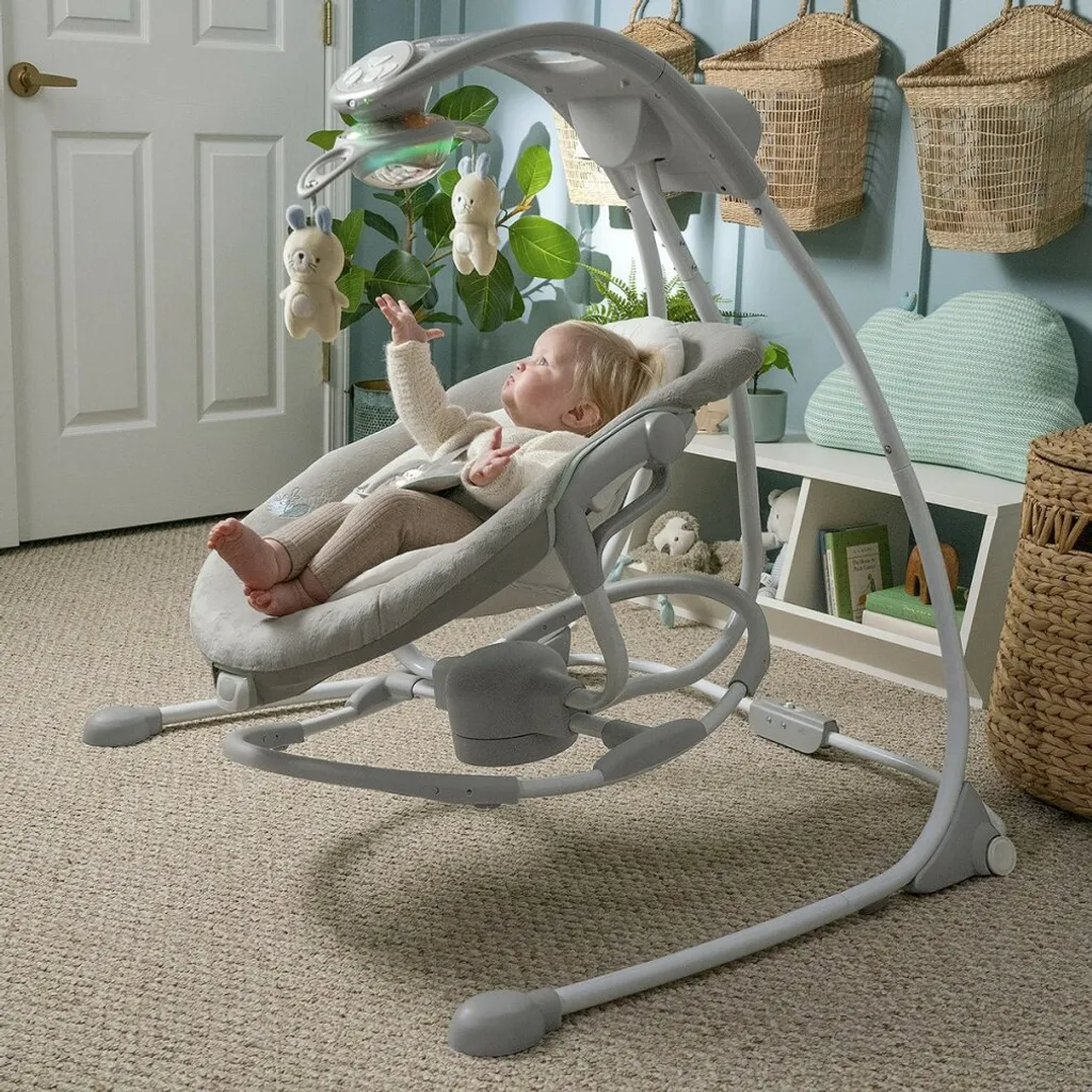 Ingenuity Inlighten Cradling Swing & Rocker ™ - Fruce ™ 1 Ingenuity Inlighten Cradling Swing & Rocker ™ - Fruce ™