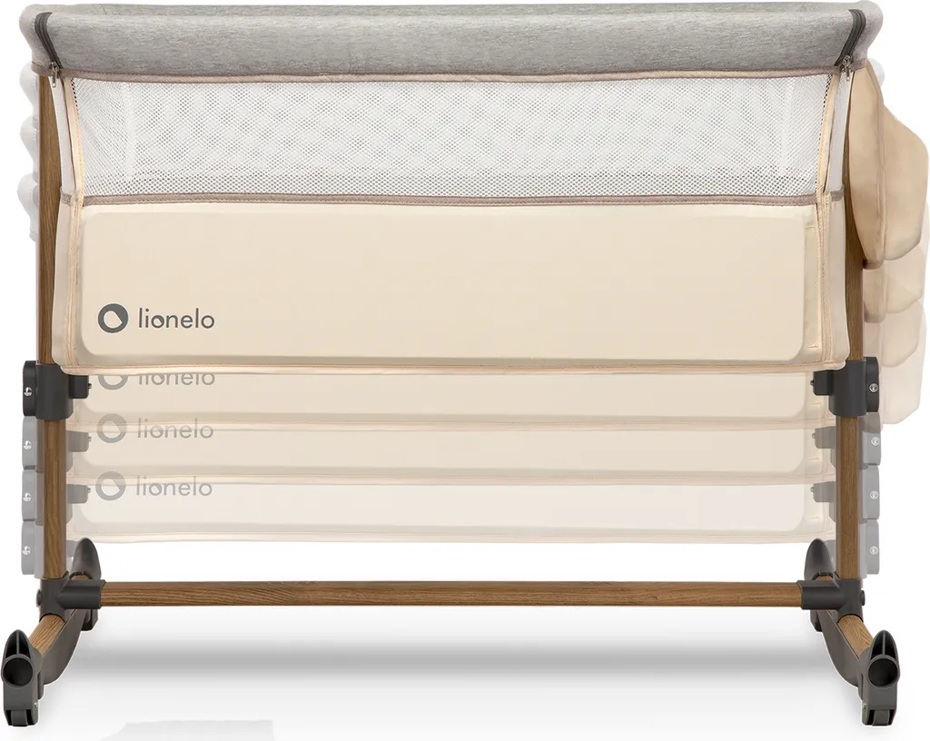 Lionelo Leonie 3in1 Kinderbett Babybett Beistellbett Wiege Zustellbett Matratze Beige 6 Lionelo Leonie 3in1 Kinderbett Babybett Beistellbett Wiege Zustellbett Matratze Beige – Bild 6