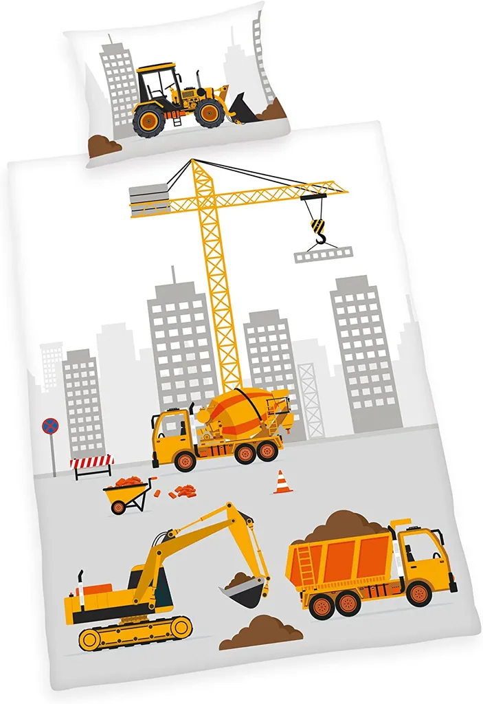 Jana Bettwäsche 100 X 135/40 X 60 Cm, Baustelle 2 Jana Bettwäsche 100 X 135/40 X 60 Cm, Baustelle – Bild 2
