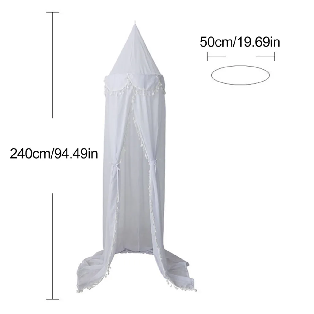 Kuppel Prinzessin Bett Baldachin Betthimmel Moskitonetz Kinder Insektenschutz Spielzelte Dekoration Für Kinderzimmer, Höhe 240cm 5 Kuppel Prinzessin Bett Baldachin Betthimmel Moskitonetz Kinder Insektenschutz Spielzelte Dekoration Für Kinderzimmer, Höhe 240cm – Bild 5