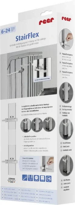 Reer Baby Stair Flex Geländerbefestigungsset Treppenschutzgitter Türgitter & Treppengitter Türen Schutz Befestigung Türschutzgitter 34 Reer Baby Stair Flex Geländerbefestigungsset Treppenschutzgitter Türgitter & Treppengitter Türen Schutz Befestigung Türschutzgitter -Babyfreude Deutschland Verkaufs-Shop 344a7beb4d79cca92e6a362142cd7eed