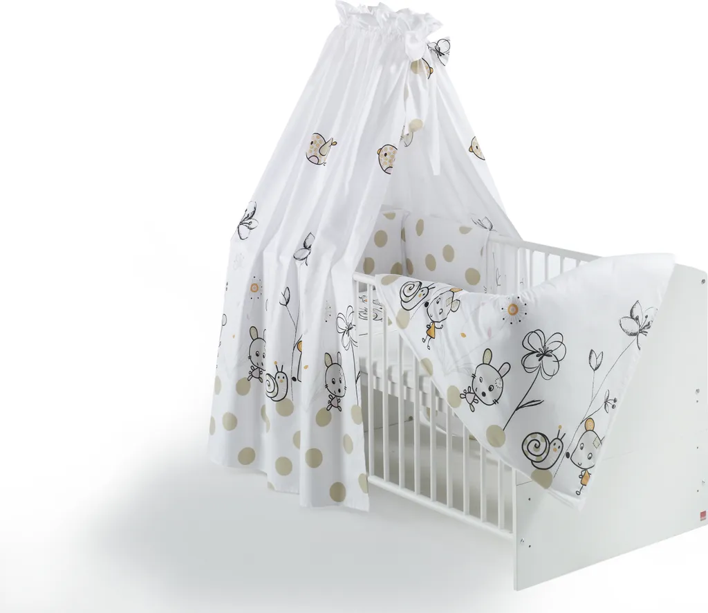 Schardt Kombi-Kinderbett Classic-Line, 70x140 Cm Weiß Lackiert Inkl. Komfort-Matzratze Und Textiler Ausstattung Capucine 1 Schardt Kombi-Kinderbett Classic-Line, 70x140 Cm Weiß Lackiert Inkl. Komfort-Matzratze Und Textiler Ausstattung Capucine