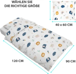 Baby Bettwäsche Set 90 X 120 Cm - Kinderbettwäsche Babybettwäsche Mit Kissenbezug 60x40 Aus Baumwolle Regenbogenmotiv 14 Baby Bettwäsche Set 90 X 120 Cm - Kinderbettwäsche Babybettwäsche Mit Kissenbezug 60x40 Aus Baumwolle Regenbogenmotiv -Babyfreude Deutschland Verkaufs-Shop 3856314233eb280a763ec07b1fc50284