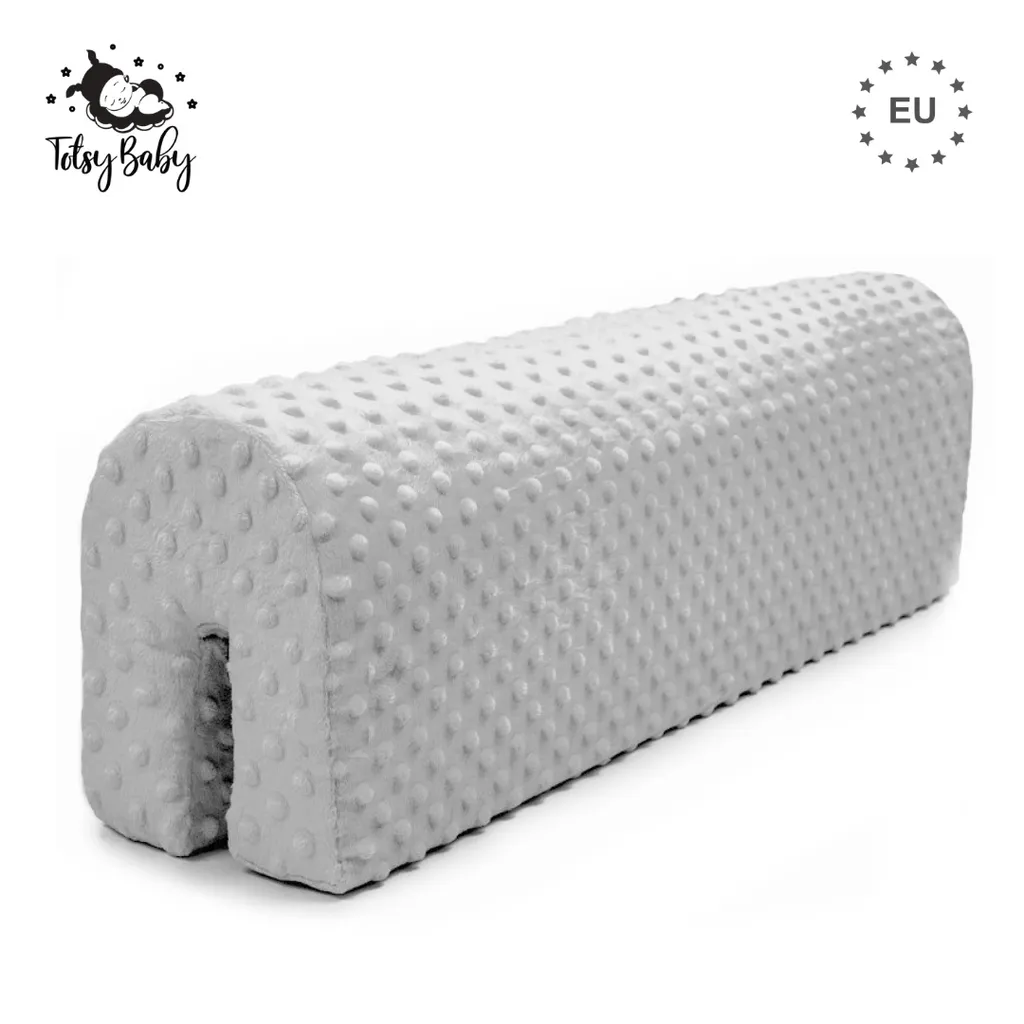 Bettkantenschutz Für Kinderbetten 90 Cm - Schutz Für Bettrahmen Kantenschutz Kinder Babybett Hellgrau Minky 1 Bettkantenschutz Für Kinderbetten 90 Cm - Schutz Für Bettrahmen Kantenschutz Kinder Babybett Hellgrau Minky