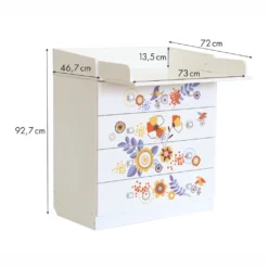 Wickelkommode Wickeltisch Simple Mit Motiv Von Polini Kids -Babyfreude Deutschland Verkaufs-Shop 39c8a1c1cf5a44ea173588a33c757ca4