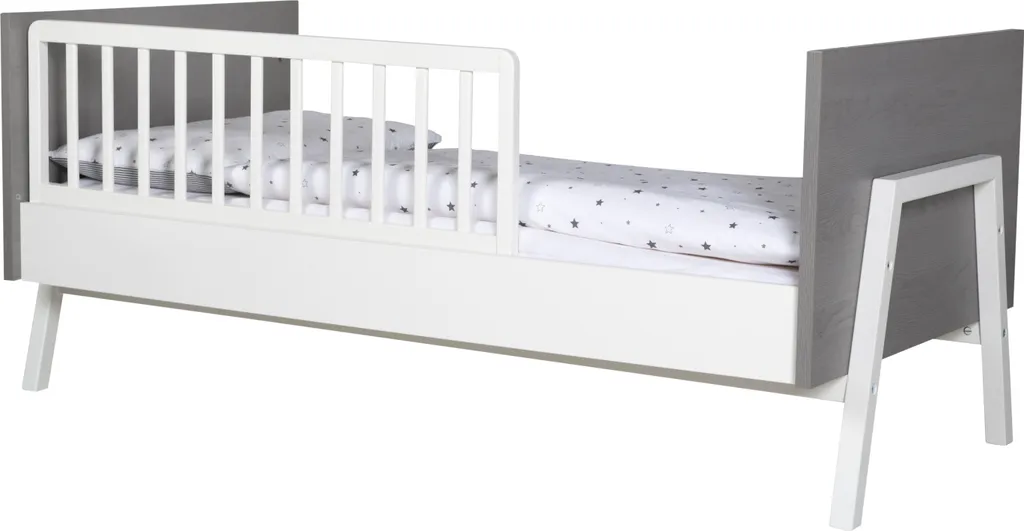 Schardt Bettschutzgitter, Für Alle Betten Und Kinderbetten Geeignet, Länge 90cm X Höhe 38cm, Buche Massiv Weiß Lackiert 2 Schardt Bettschutzgitter, Für Alle Betten Und Kinderbetten Geeignet, Länge 90cm X Höhe 38cm, Buche Massiv Weiß Lackiert – Bild 2