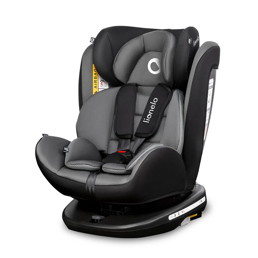 Lionelo Bastiaan Kindersitz 0-36 Kg ISOFIX 360° Autokindersitze Kinderautositze Gray-Schwarz 5 Lionelo Bastiaan Kindersitz 0-36 Kg ISOFIX 360° Autokindersitze Kinderautositze Gray-Schwarz – Bild 5