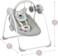Babywippe Mit Musik Und Vibration Babywiege Schaukelwippe Baby Schaukel Verstellbar, Babyliegestuhl Baby Schlafkorb Babysitz MoMi Liss Teddy -Babyfreude Deutschland Verkaufs-Shop 4470ede49819755a7428b1338b7fc8c9