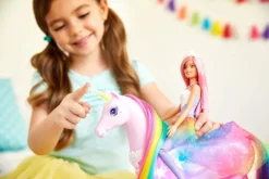 Barbie GWM78 - Dreamtopia Magisches Zauberlicht Einhorn Mit Berührungsfunktion, Licht Und Sound, Puppen Spielzeug Und Puppenzubehör Ab 3 Jahren, Reduzierte Verpackung -Babyfreude Deutschland Verkaufs-Shop 45ebdad8fc1a603be6f67b3588d570c1