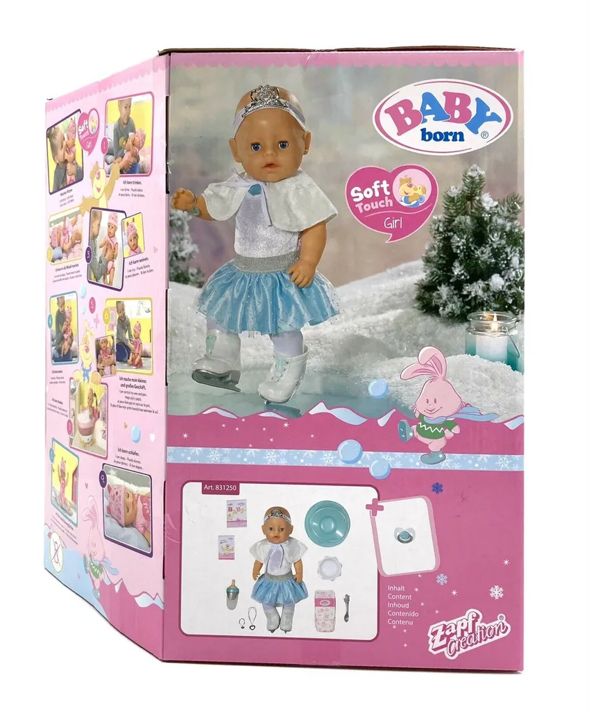 Zapf Creation BABY Born Soft Touch Eisballerina Mit Accessoires 43cm 11 Zapf Creation BABY Born Soft Touch Eisballerina Mit Accessoires 43cm – Bild 11