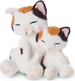 Nici 47143 Sleeping Kitties Schlafende Katze Im Körbchen 16cm Plüsch Glückskatze